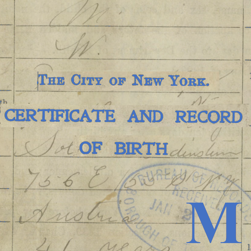 
                        Birth Certificate B-M-1880-0302072 for Female Moody.
                        Click to view details.